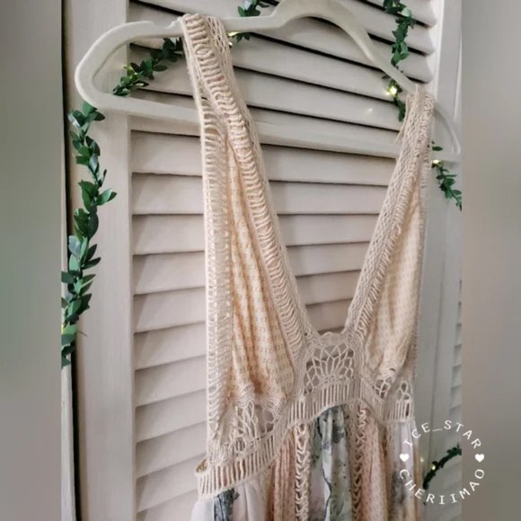 Free People RARE HTF Queen of the Sun Maxi Dress - Picture 7 of 15